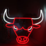 Néon LED Chicago Bulls – Décoration Murale USB pour Fans de Basketball