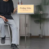 Stop trottoir lumineux vertical double face et rechargeable LED - STPV02