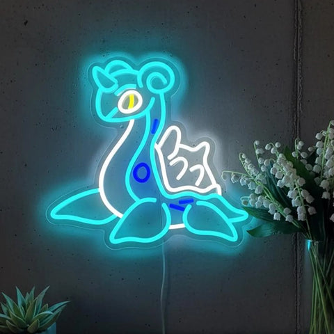 Néon LED Pokémon Lokhlass – Décoration murale USB pour passionnés de Pokémon