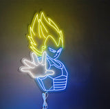Néon LED Vegeta Dragon Ball – Néon Manga USB Décoration Murale Anime HD