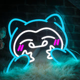 Néon LED Pokémon Ronflex – Décoration Murale USB pour Chambre de fan Pokémon