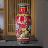 Vase Traditionnel Chinois en Céramique - Décoration Vintage