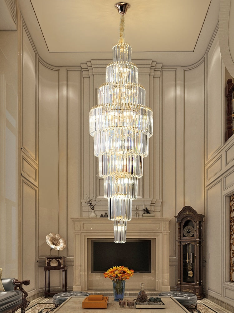 Lustre Pivotant Luxe pour Escalier, Salon - KRISTALIA – Mon Enseigne ...