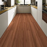 Tapis de Sol Cuisine Antidérapant en Cuir PVC – Imitation Grain de Bois, Résistant à l'Huile, Lavable, Découpable – Plusieurs Tailles Disponibles