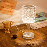 Lampe de Table avec Abat-Jour à Facettes - ASSYA