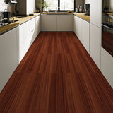 Tapis de Sol Cuisine Antidérapant en Cuir PVC – Imitation Grain de Bois, Résistant à l'Huile, Lavable, Découpable – Plusieurs Tailles Disponibles