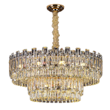 Lustre De Style Moderne et Simpliste en Cristal Scintillant - PALAZZO