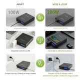 Powerbank Solaire 41600mAh - Générateur Portable 200W - Alimentation d'Urgence