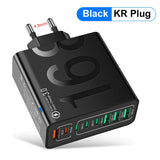Chargeur Universel Multiports 150W - Charge Rapide 8 Ports pour Smartphone iPhone Samsung Xiaomi