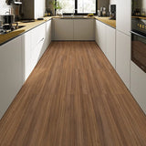 Tapis de Sol Cuisine Antidérapant en Cuir PVC – Imitation Grain de Bois, Résistant à l'Huile, Lavable, Découpable – Plusieurs Tailles Disponibles