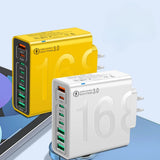 Chargeur Universel Multiports 150W - Charge Rapide 8 Ports pour Smartphone iPhone Samsung Xiaomi