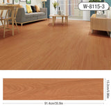 Revêtement adhésif PVC  91x15 cm effet bois 1,5 mm – Imperméable et extra-épais