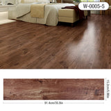 Revêtement adhésif PVC  91x15 cm effet bois 1,5 mm – Imperméable et extra-épais