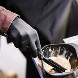 Gants en nitrile noirs jetables – Lot de 20/50/100 pièces – Taille S/M/L/XL – Résistants et imperméables