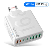 Chargeur Universel Multiports 150W - Charge Rapide 8 Ports pour Smartphone iPhone Samsung Xiaomi