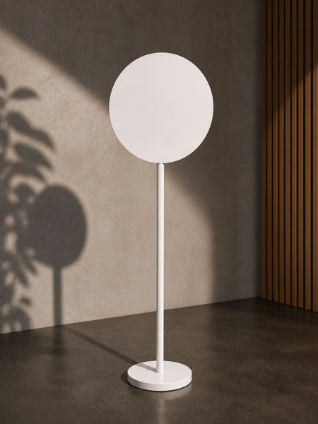 Totem de signalétique design en kit - Panneau rond, Personnalisable en kit - STPRND-001
