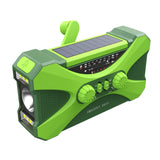 Radio d’urgence solaire 10000mAh – AM/FM/NOAA, lampe LED, chargeur USB