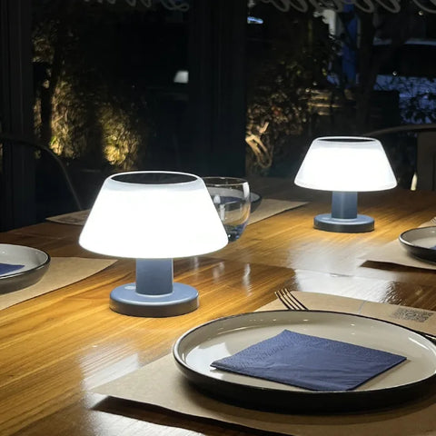 Lampe de Table Solaire Rechargeable Sans Fil LED, pour Jardin, Restaurant - SONAS