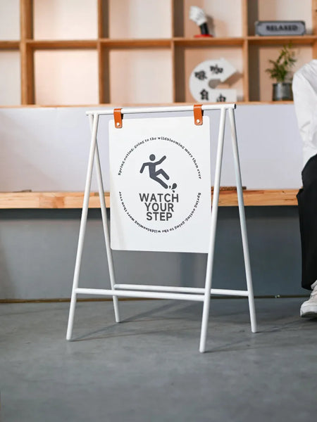 Customizable Folding Magnetic Metal Sidewalk Sign - PSSP01