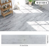 Revêtement adhésif PVC  91x15 cm effet bois 1,5 mm – Imperméable et extra-épais