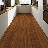 Tapis de Sol Cuisine Antidérapant en Cuir PVC – Imitation Grain de Bois, Résistant à l'Huile, Lavable, Découpable – Plusieurs Tailles Disponibles