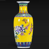 Vase Traditionnel Chinois en Céramique - Décoration Vintage