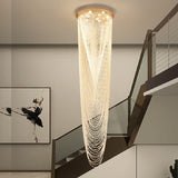 Lustre Moderne LED Style Nordique en Rideaux de Perles de Verre - VANITY