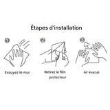 Papier Peint Auto-Adhésif Marbre Vert Foncé - Lot de 25 Pièces, Imperméable et Épais