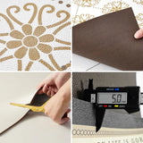 Tapis de Sol Cuisine Antidérapant en Cuir PVC – Imitation Grain de Bois, Résistant à l'Huile, Lavable, Découpable – Plusieurs Tailles Disponibles