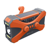 Radio d’urgence solaire 10000mAh – AM/FM/NOAA, lampe LED, chargeur USB