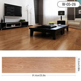 Revêtement adhésif PVC  91x15 cm effet bois 1,5 mm – Imperméable et extra-épais