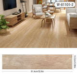 Revêtement adhésif PVC  91x15 cm effet bois 1,5 mm – Imperméable et extra-épais