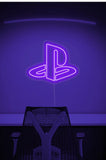 Néon Playstation LED mural – Lampe décorative gaming rétro lumineuse