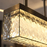 Caisson Lumineux Suspendu avec Texture "Givrée" pour Réception, Hall, Hôtel, Restaurant