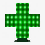 Croix de pharmacie 60 cm et 80 cm Double Face avec Télécommande