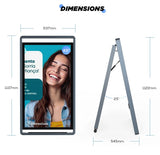 Écran Publicitaire Solaire Extérieur Étanche IP65 — Totem Digital Autonome