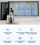 Écran Publicitaire Solaire Extérieur Étanche IP65 — Totem Digital Autonome