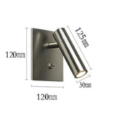 Applique Murale LED Rotative Design Moderne - Éclairage Chambre et Bureau - Lampe Murale Orientable 5-10m²