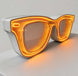 Enseigne Drapeau Lumineuse Miroir Infini pour Opticien 95 cm