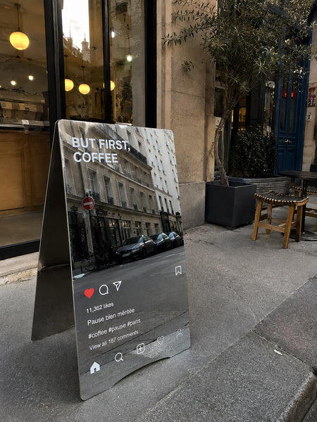 Stop Trottoir miroir Instagram à personnaliser