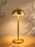 Lampe de Table Sans Fil, Tactile, Rechargeable Champignon Dorée pour Restaurant - LINDOR