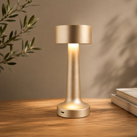 Lampe de Table Rechargeable LED Sans Fil Tactile pour Bar, Café, Restaurant - CAPRI