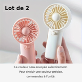 Mini Ventilateur Portable Silencieux de Poche – Léger et Pratique