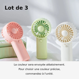 Mini Ventilateur Portable Silencieux de Poche – Léger et Pratique