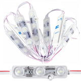 Modules LED Samsung 12V DC 5730 Étanches IP68 – Lot de 10 Mini Lampes Haute Luminosité Blanc Chaud pour Enseigne & Décoration
