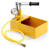 Pompe de Test Pression Hydrostatique 25 Bar — Testeur Manuel Hydraulique avec Réservoir 5 L pour Canalisations