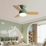 Ventilateur de Plafond Dimmable pour Chambre d'Enfants, Salle à Manger, Salon 91/108 cm avec Télécommande, 3 Pales Silencieuses