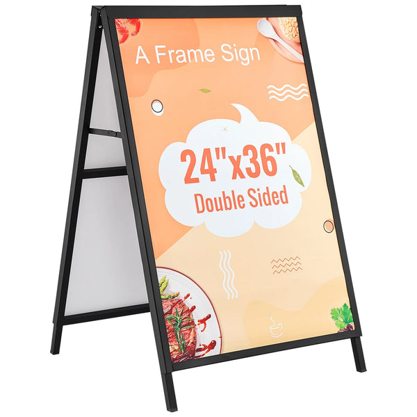 Panneau Stop-Trottoir Double Face 61 x 91 cm – Chevalet Publicitaire Extérieur Résistant