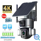 Caméra de Sécurité avec Panneau Solaire et Zoom 10X 4K 8MP IP66 - LSMS1-10X