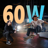 Lampe Vidéo LED Portable 60W COB Bicolore – Éclairage Photo & Vidéo 2800K–7500K